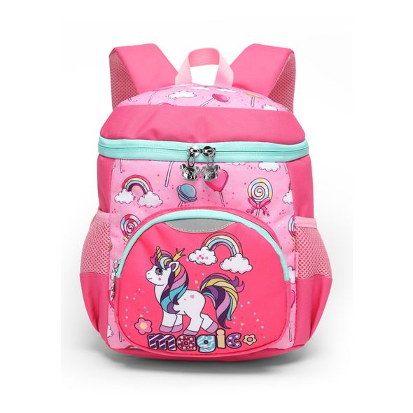 Рюкзак Hatber BABY -Розовый- 27х23х13,3см полиэстер 1 отделение 3 кармана , 